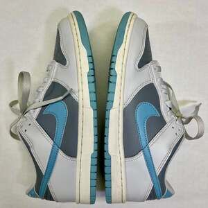 Nike Dunk Low Retro 'Photon Dust Denim Turquoise Smoke Grey' HF5441-001 US 7Y